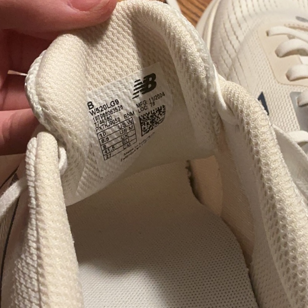 New Balance Beige and Orange Running Shoes (item7) - Picture 6 of 6